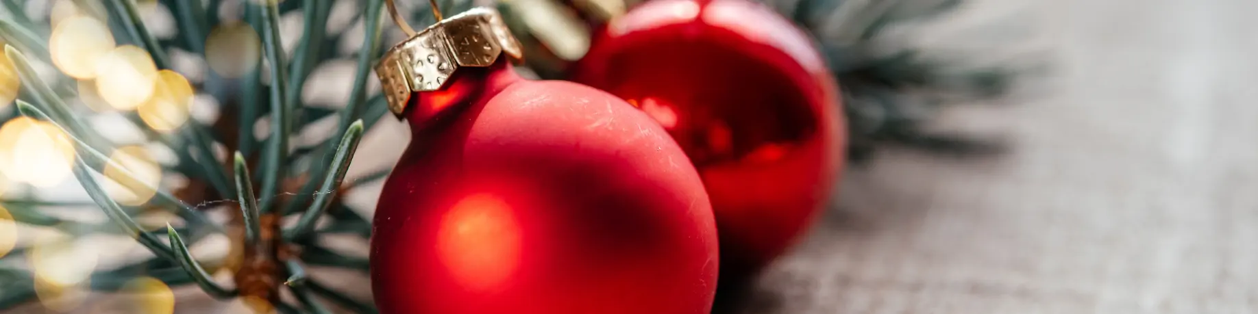 Traditionele kerstballen