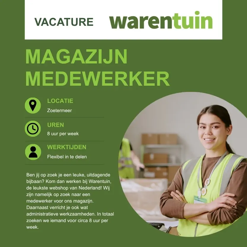 Vacature Magazijnmedewerker